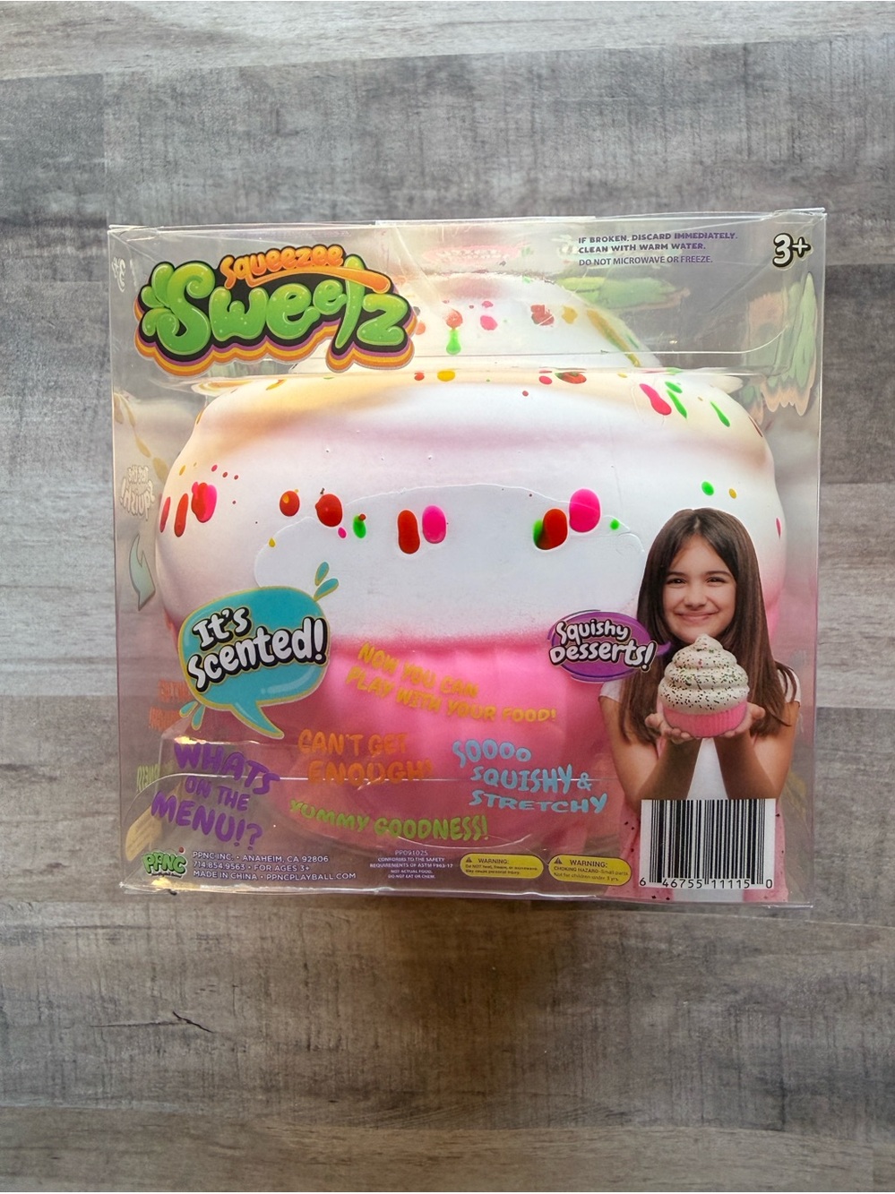 NEW SEALED PPNC Pink Cupcake Squeezee Sweets
